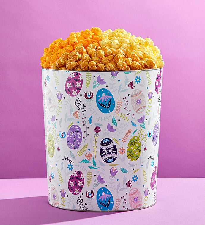 Eggstra Fancy 3 1/2 Gallon Popcorn Tins